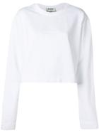 Acne Studios Odice Cropped Sweatshirt - White