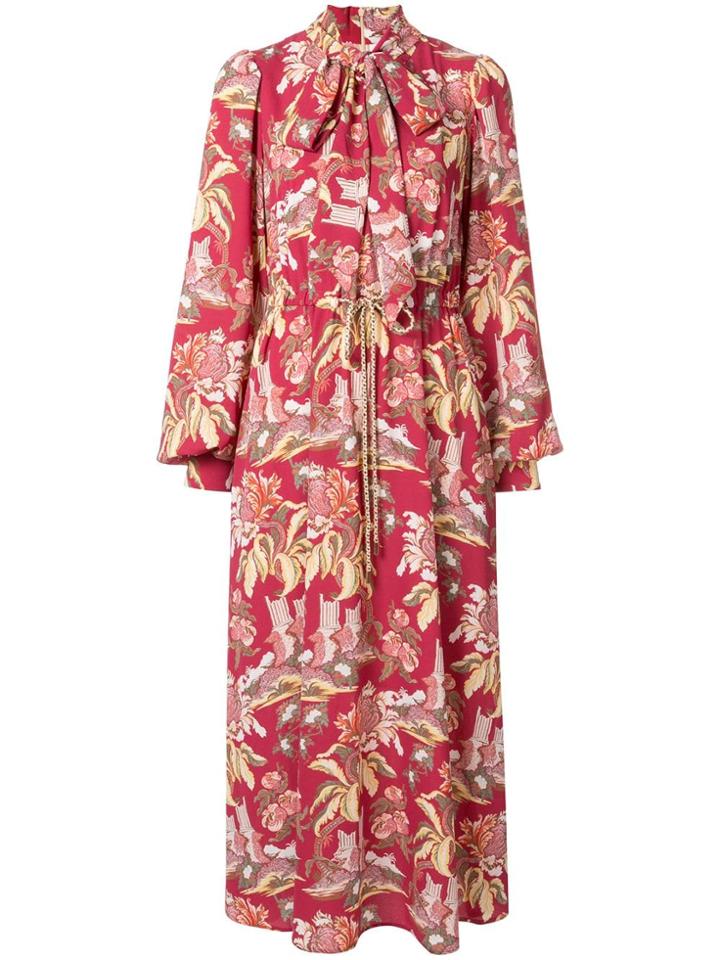 Peter Pilotto Printed Maxi Dress - Red
