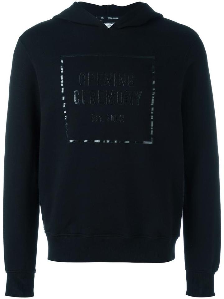 Opening Ceremony 'established' Hoodie, Men's, Size: Xs, Black, Cotton