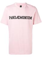Oamc - Pandemonium T-shirt - Men - Cotton/polyamide/spandex/elastane - Xxl, Pink/purple, Cotton/polyamide/spandex/elastane