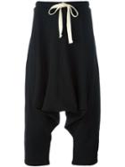 Alchemy Cropped Drop-crotch Trousers, Men's, Size: L, Black, Cotton/spandex/elastane