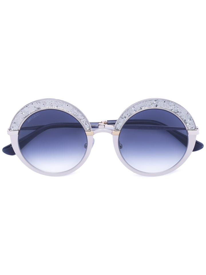Jimmy Choo Eyewear - Gotha Sunglasses - Women - Acetate/metal (other) - 50, Grey, Acetate/metal (other)