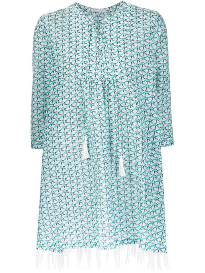 Piamita Geometric Print Tunic Dress