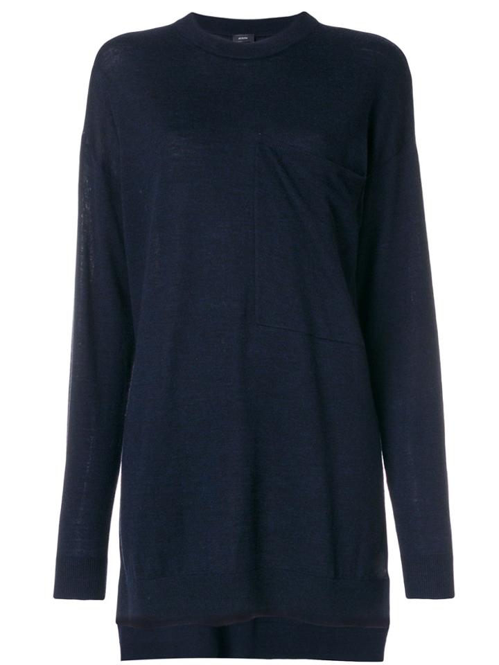 Joseph Oversized Fine-knit Jumper - Blue