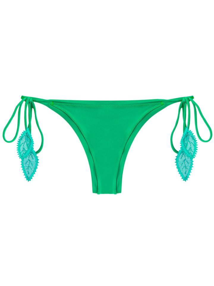 Martha Medeiros Side Tie Bikini Bottom - Green
