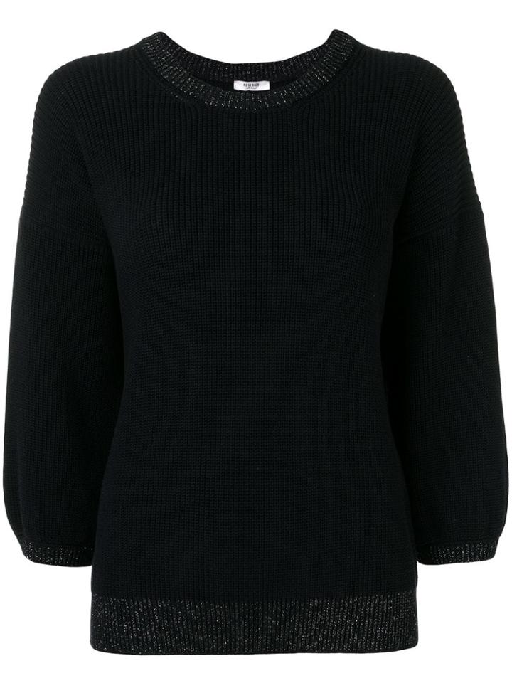 Peserico 3/4 Sleeves Jumper - Blue