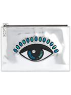 Kenzo Eye Clutch - Metallic