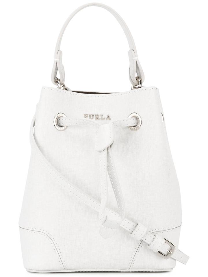 Furla Small Bucket Shoulder Bag, Women's, Nude/neutrals, Calf Leather