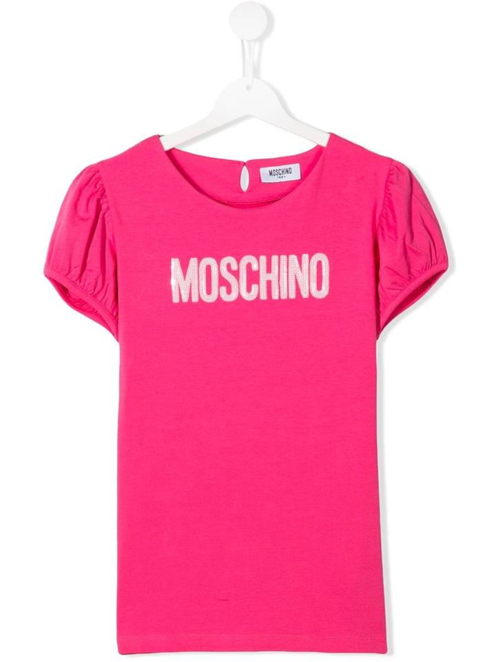 Moschino Kids Logo T-shirt - Pink