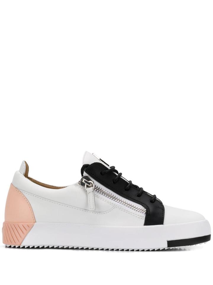 Giuseppe Zanotti Frankie Colour-block Sneakers - White