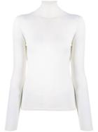 P.a.r.o.s.h. Lilla Roll Neck Sweater - White