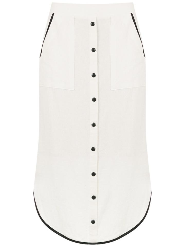 Olympiah Jasmine Midi Skirt - White