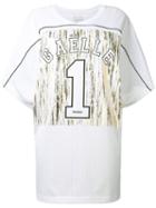 Gaelle Bonheur - Oversized Sports Top - Women - Cotton/polyester - 2, Women's, White, Cotton/polyester