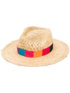 Ps Paul Smith Multicolour Band Hat - Neutrals