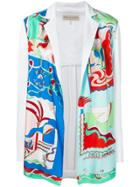 Emilio Pucci Pucci Sunrise Print Blazer - White