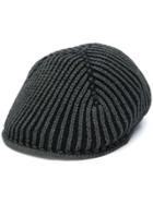 Altea Panelled Ribbed Knit Hat - Grey