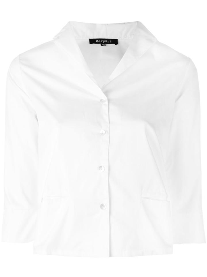 Garpart - Cropped Shirt - Women - Cotton - S, White, Cotton