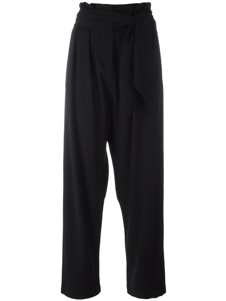 Loewe High-waisted Trousers - Black