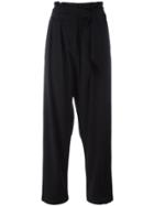 Loewe High-waisted Trousers - Black