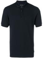 Emporio Armani Textured Polo Shirt - Blue