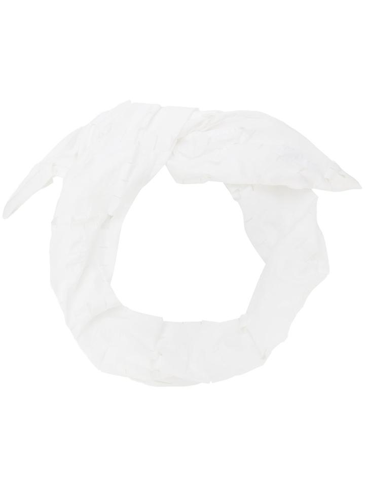 Cult Gaia Knot Head Scarf - White
