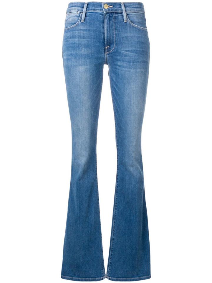 Frame Flared High-waisted Jeans - Blue