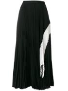 Proenza Schouler Crepe Pleated Skirt - Black