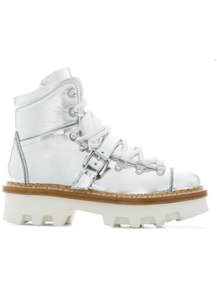 Moncler Grenoble Chunky Boots - Metallic