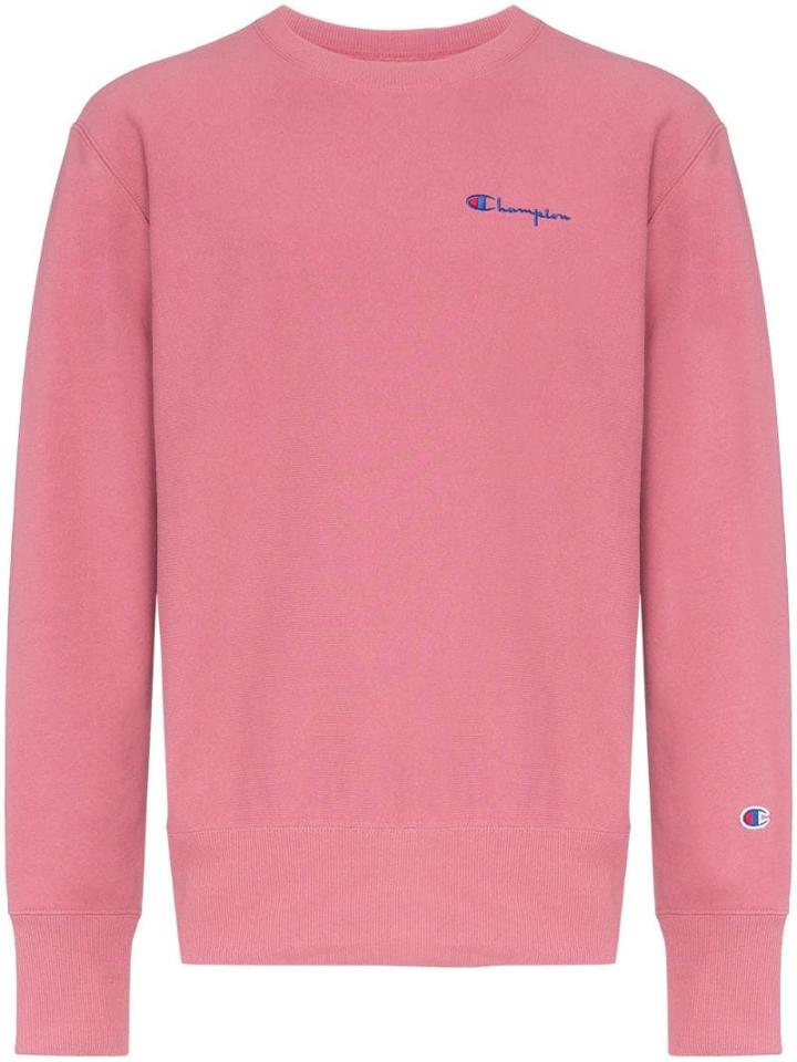 Champion Crew-neck Sweatshirt - Purple