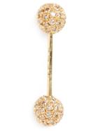 Elise Dray Pave Diamond Ball Earring