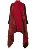 By Walid Wrap Patchwork Shawl - Red