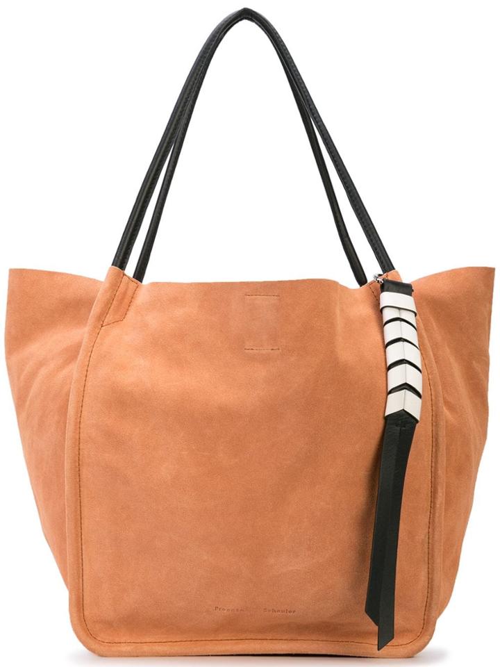 Proenza Schouler Suede L Tote - Neutrals