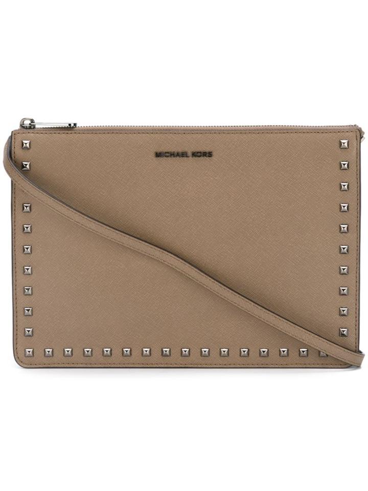 Michael Michael Kors 'ava' Convertible Clutch, Women's, Brown