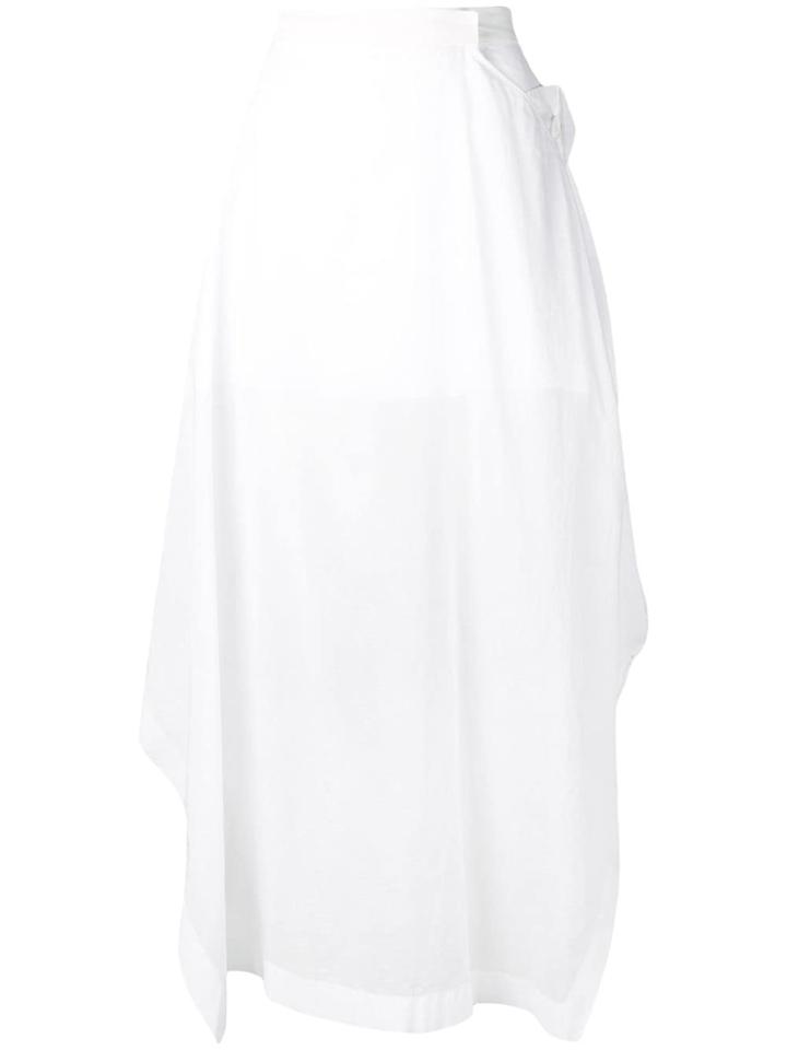 Jil Sander Gipsy Midi Skirt - White