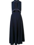 Misha Nonoo 'lauren Open Front' Dress - Blue