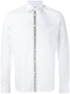 Stephan Schneider Knit Placket Shirt, Men's, Size: 6, White, Cotton