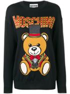 Moschino Knitted Bear Jumper - Black