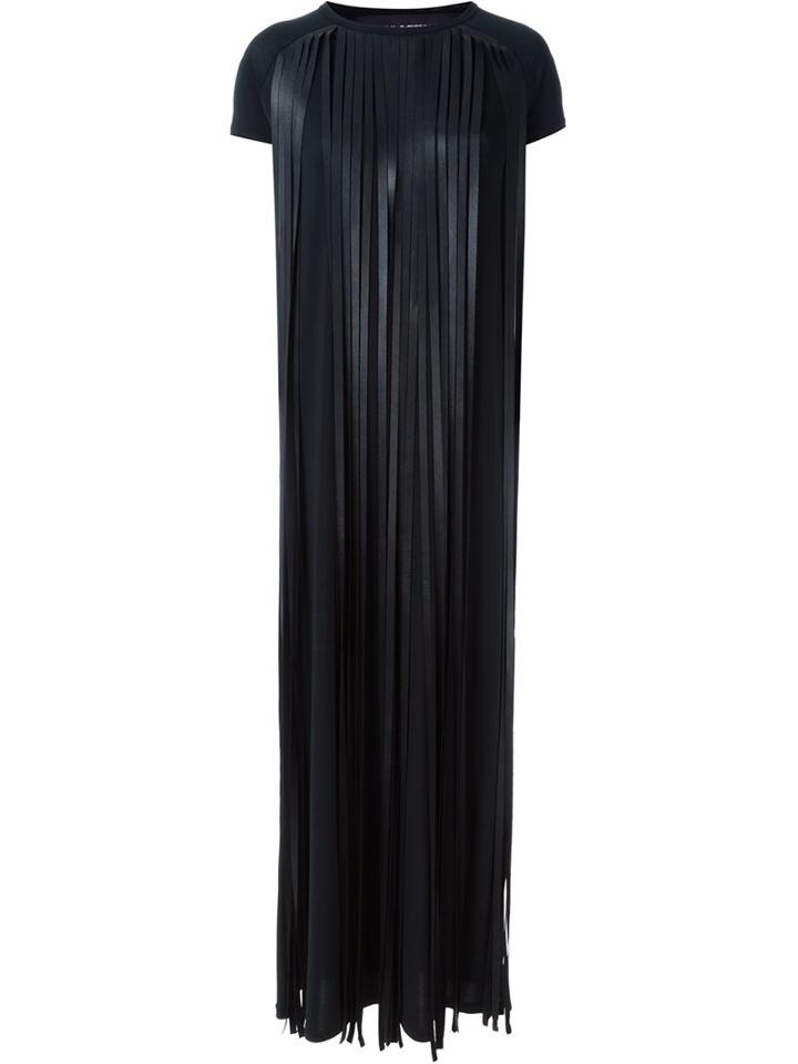 Neil Barrett Fringed Maxi Dress