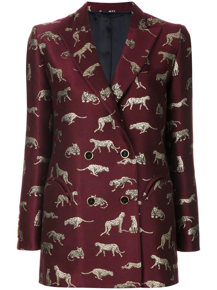 Blazé Milano Tiger Embroidered Blazer