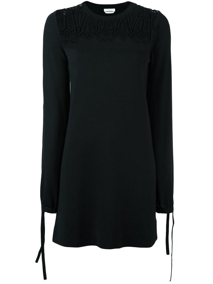 Chloé Embroidered Lace Panel Dress