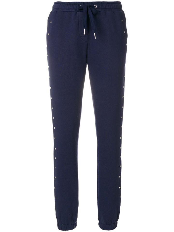 Zoe Karssen Fitted Track Trousers - Blue