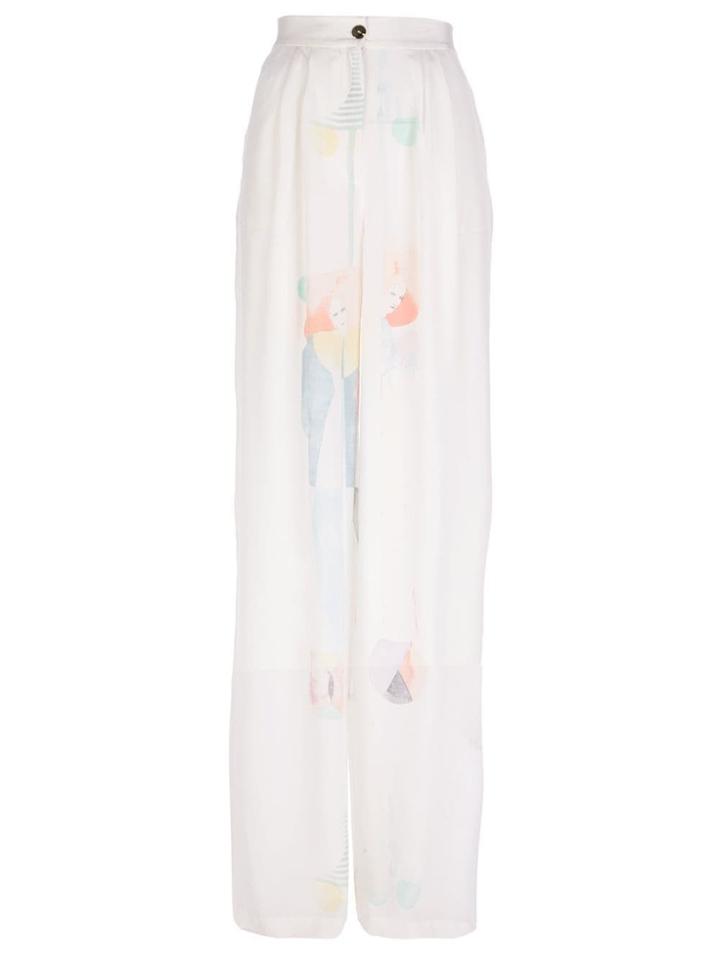 Stine Goya 'parade' Wide Leg Trouser - White