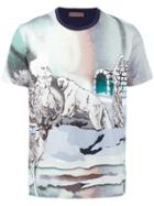 Etro Bear Print T-shirt, Men's, Size: Medium, Cotton