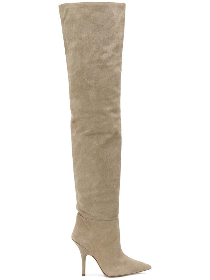 Yeezy Tubular Over-the-knee Boots - Nude & Neutrals