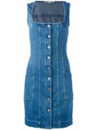 Stella Mccartney Sleeveless Denim Dress, Women's, Size: 36, Blue, Cotton/polyester/spandex/elastane