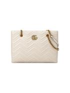 Gucci Gg Marmont Medium Tote Bag - White