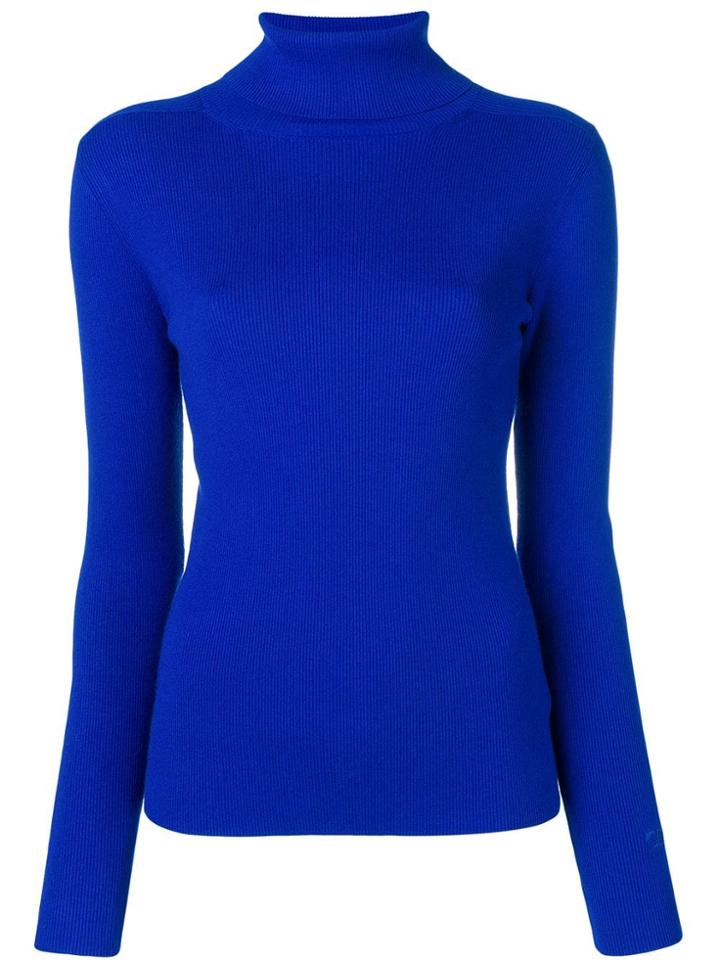 Tory Burch Turtle Neck Jumper - Blue