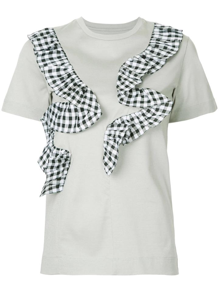 Facetasm Frilled T-shirt - Grey