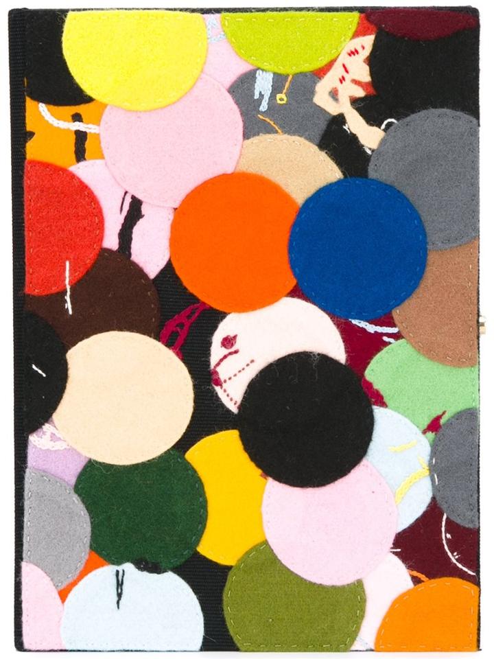 Olympia Le-tan Book Clutch, Women's, Black