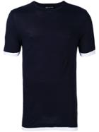 Neil Barrett Contrast Trim T-shirt - Blue
